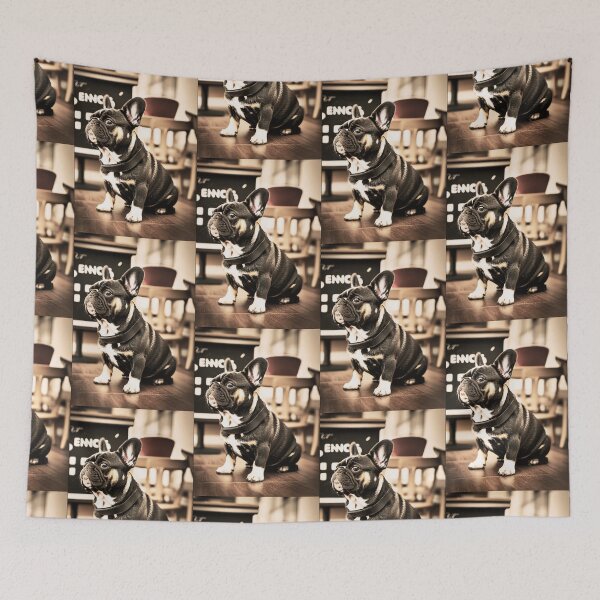Item preview, French Bulldog Coffee Time designed and sold by ElegantCat.