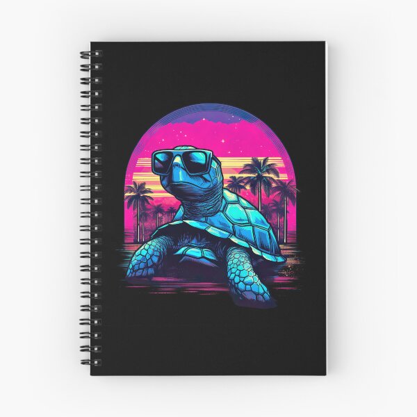 Item preview, Retrowave Turtle designed and sold by DecadentDesign.