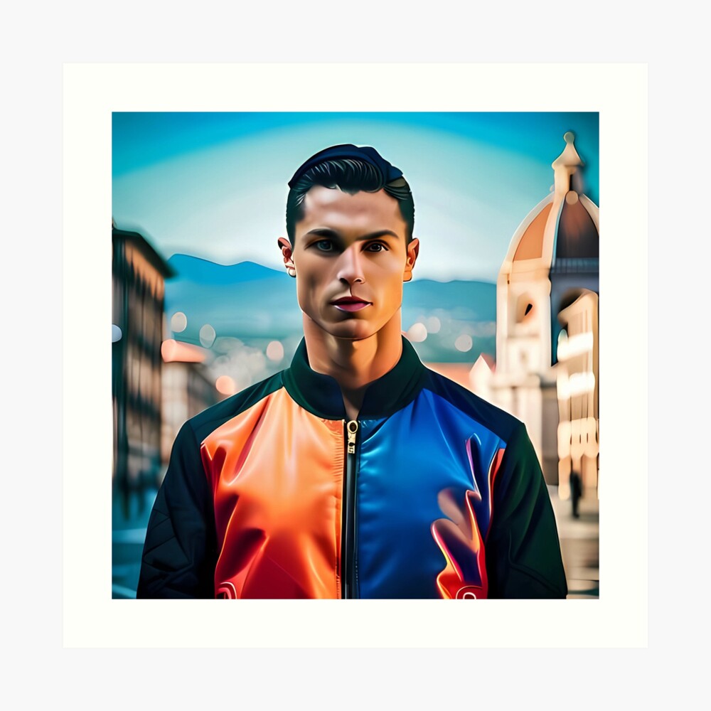 cristiano ronaldo drip jacket in italy Sticker by Sebastolov