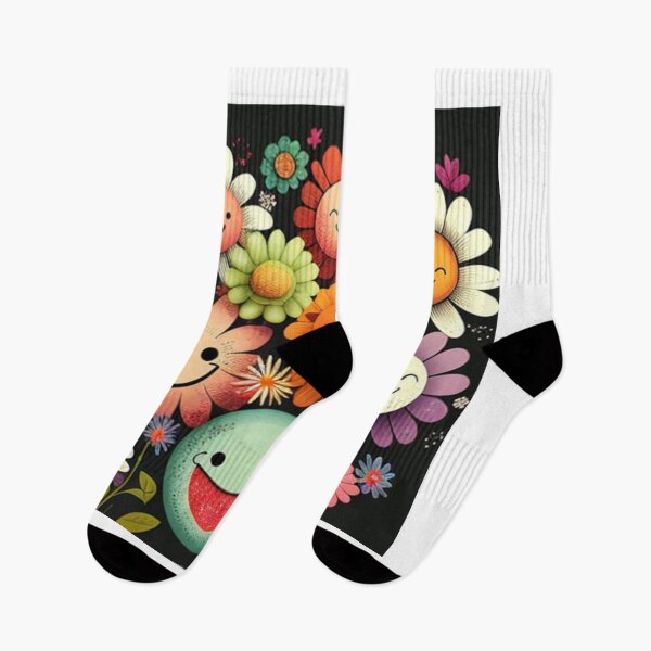 Artikelvorschau, Happy Flower Simple von Brandon Cable entworfen und verkauft von BrandonArtWorld.