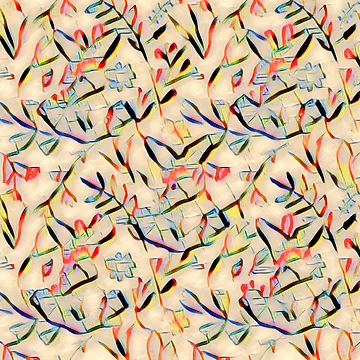 Artwork thumbnail, Spring Hopping Color Abstract by RivehArt