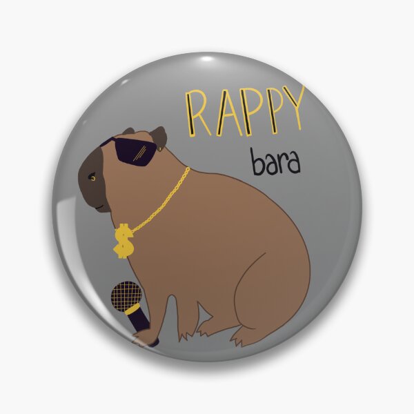 Item preview, Rapping Capybara (Rappy-bara) designed and sold by avekins17.
