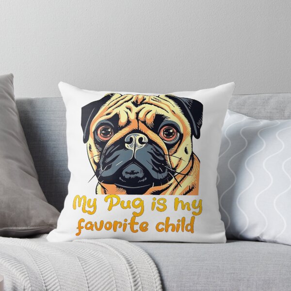 Item preview, My Pug es mi diseño de arte pop infantil favorito designed and sold by OOSDesigns.