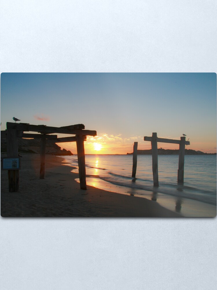 Alternate view of Hamelin Bay Sunset Metal Print