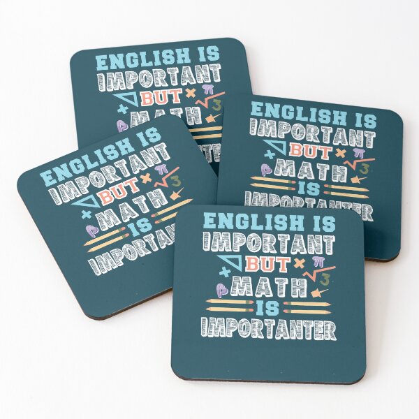 Item preview, English is important but math is importanter   designed and sold by TrendyDesDaily.