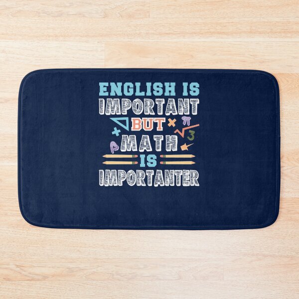 Item preview, English is important but math is importanter   designed and sold by TrendyDesDaily.