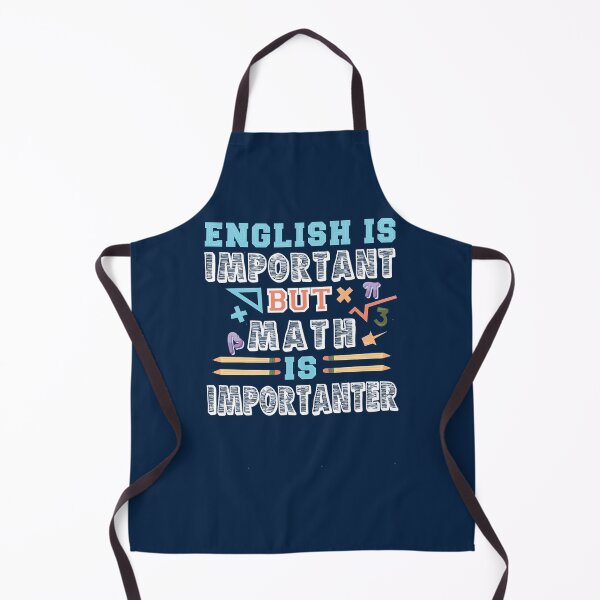 Item preview, English is important but math is importanter   designed and sold by TrendyDesDaily.
