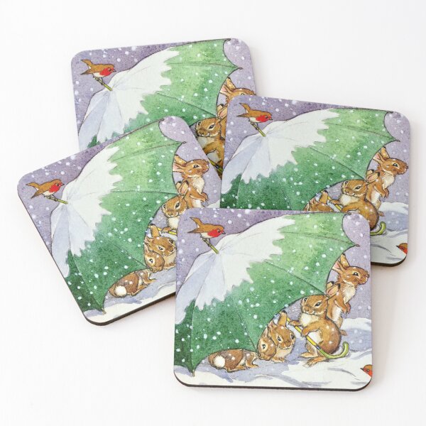 Item preview, Christmas Rabbits Greetings - Margaret Tarrant Christmas designed and sold by forgottenbeauty.