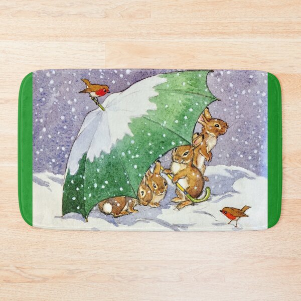 Item preview, Christmas Rabbits Greetings - Margaret Tarrant Christmas designed and sold by forgottenbeauty.