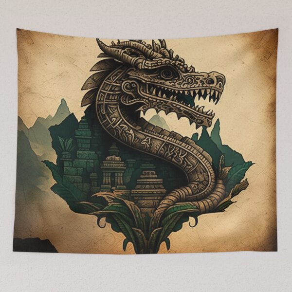 Artikelvorschau, Quetzalcoatl Aztec 4 entworfen und verkauft von AstroRisq.