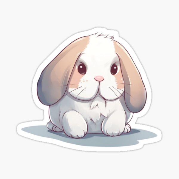 3 bunnies <3 Sticker for Sale by luisacampbell