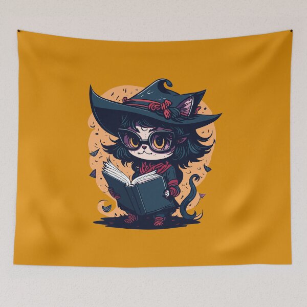 Item preview, Cat Witch designed and sold by FiaFiaPress.
