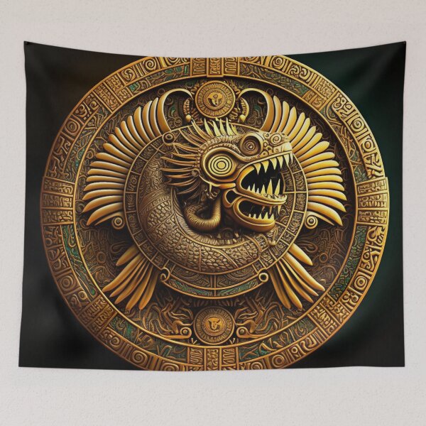 Item preview, Quetzalcoatl Gold Coin designed and sold by AstroRisq.
