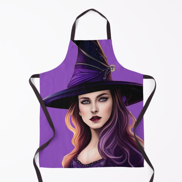 Item preview, Deep Purple Pretty Young Witch designed and sold by WitchyWare.