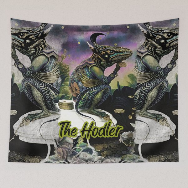 Item preview, The Hodler waiting for the rising tide. Someday it will happen! designed and sold by GinetteArt.