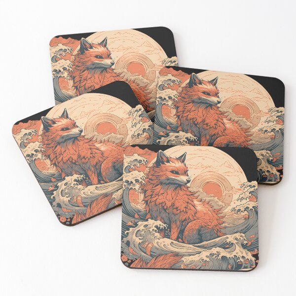 Item preview, Akai Kitsune - The Red Fox designed and sold by NipponNiche.