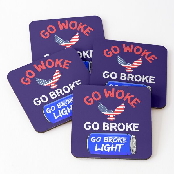 Item preview, Go Woke Go Broke Beer designed and sold by WoodburyLake.