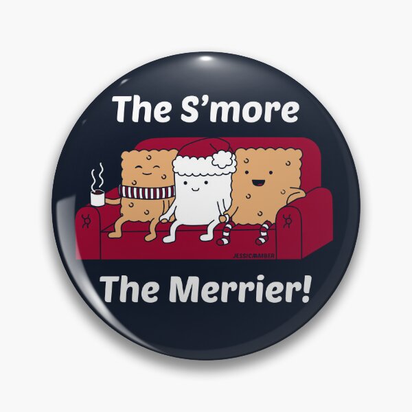 Item preview, The S'more The Merrier - Christmas Marshmallow Crackers Cartoon designed and sold by JessicaAmber.