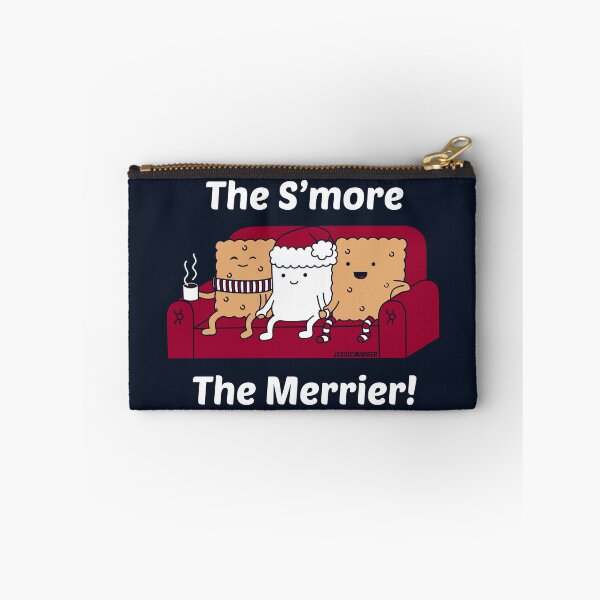 Item preview, The S'more The Merrier - Christmas Marshmallow Crackers Cartoon designed and sold by JessicaAmber.