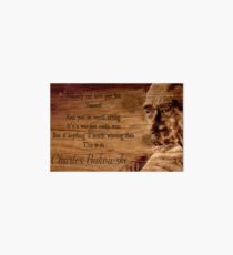 Charles BUKOWSKI - WOOD - quote Art Board