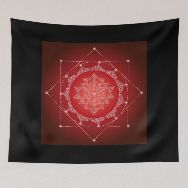 Item preview, Sacred Indian Geometry Mystical Meditative Diagram Symbol - Vector Shri Yantra designed and sold by Aenota.