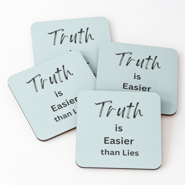 Item preview, Truth is Easier Than Lies designed and sold by PoliticalArtist.