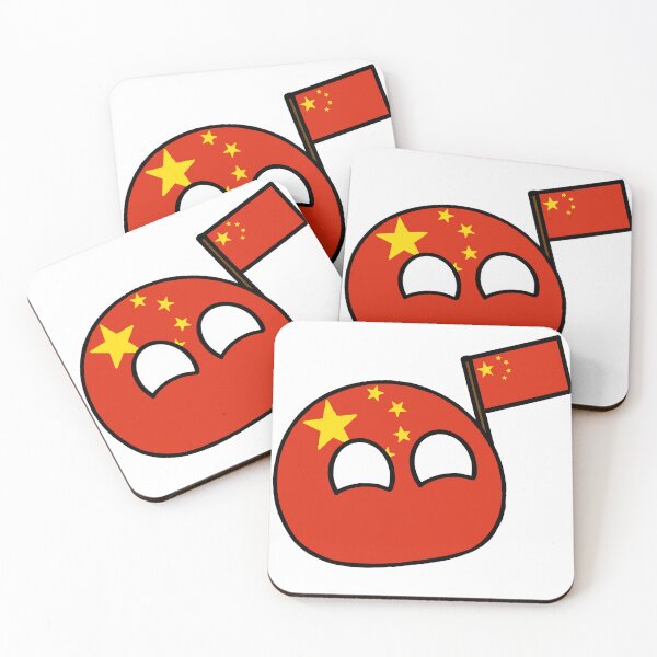 Item preview, countryballs with their flag chinaball  designed and sold by Countryballs Shop.