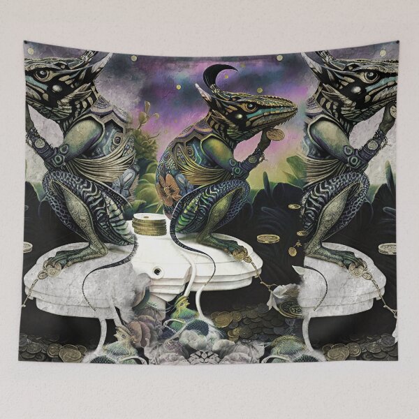 Item preview, The Hodler waiting for the rising tide. Someday it will happen!  designed and sold by GinetteArt.