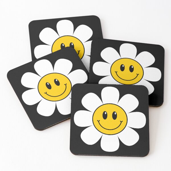 Item preview, Smile Daisy - retro flower designed and sold by darianedesigns.
