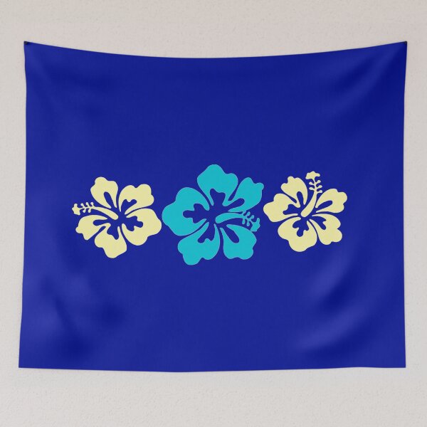 Item preview, Hibiscus Flowers In Aqua And Yellow designed and sold by Heathermarie321.