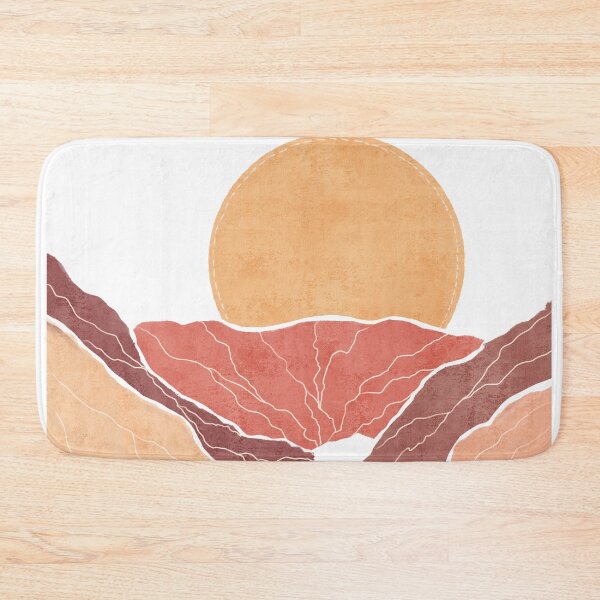 Item preview, Call Of The Mountains - Minimal Modern - Terracotta Brown -  Contemporary Abstract - Landscape designed and sold by Studio Grafiikka.