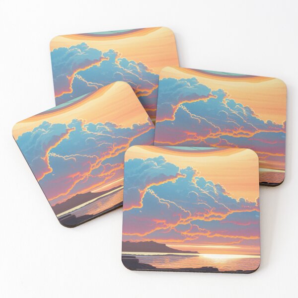 Item preview, Tropical Skyline Above the Ocean designed and sold by Sweet-Medley.
