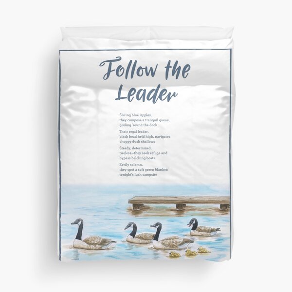 Item preview, Follow the Leader (Canada Goose Illustrated Poem) designed and sold by WINGSofWONDER.