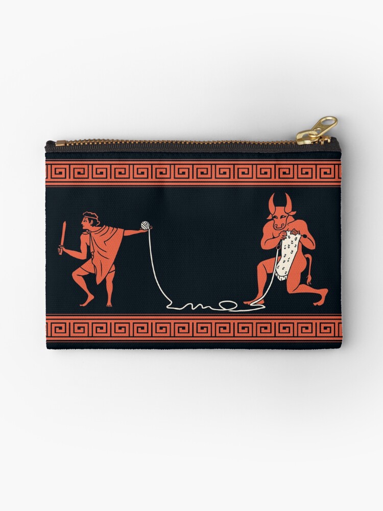 Thumbnail 1 of 4, Zipper Pouch, Crafty Minotaur designed and sold by jk-bees.