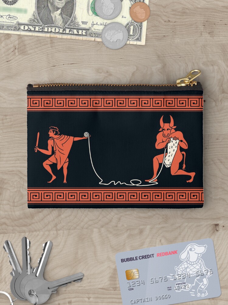 Thumbnail 3 of 4, Zipper Pouch, Crafty Minotaur designed and sold by jk-bees.