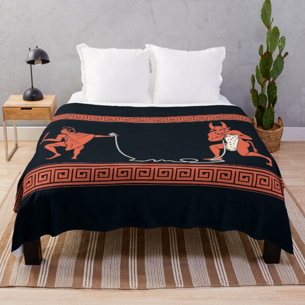 Crafty Minotaur Throw Blanket