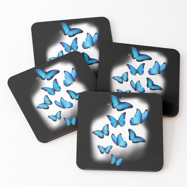 Item preview, Blue Butterfly On A White Font Cloud  designed and sold by alenaz.