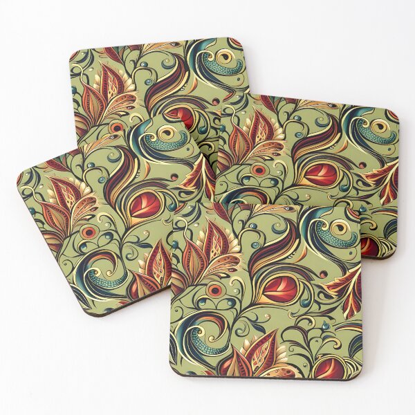 Item preview, Vintage Inspired Vibrant Pattern designed and sold by WitchyWare.