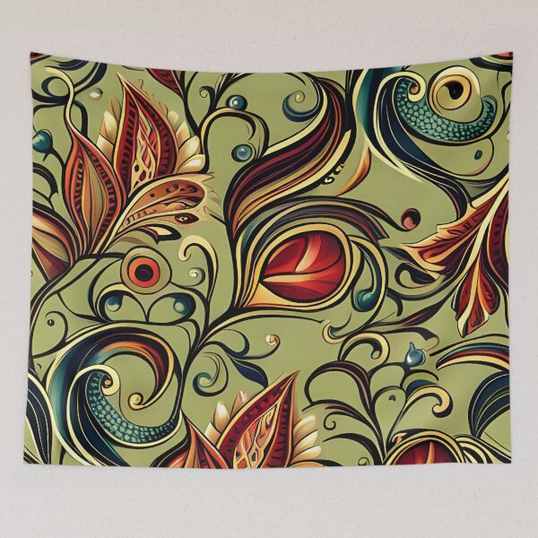 Item preview, Vintage Inspired Vibrant Pattern designed and sold by WitchyWare.