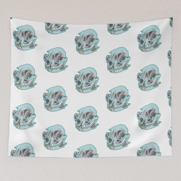 Item preview, Feline Skull designed and sold by LCR-ART.