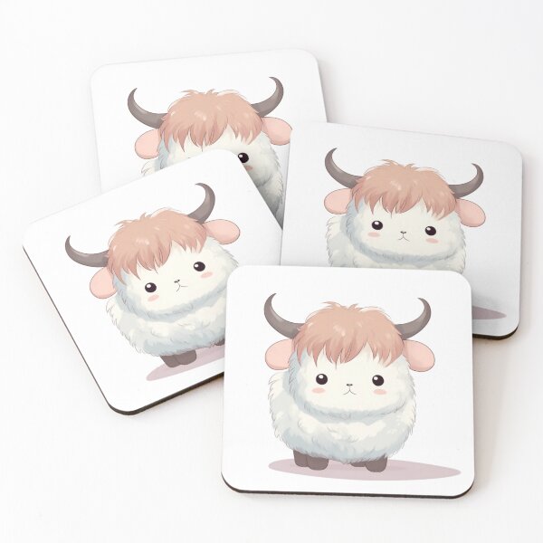 Item preview, fluffy cow designed and sold by vintageteahouse.