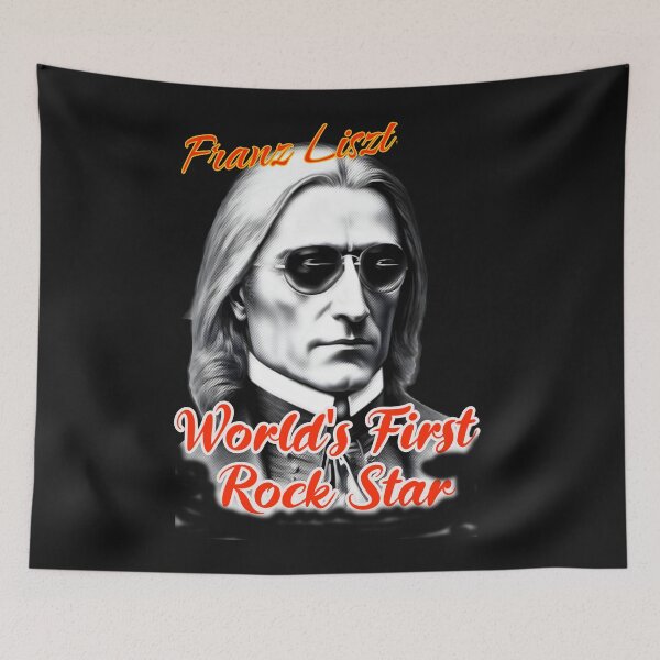 Item preview, Franz Liszt Was World's First Rock Star Famous Composer Pianist T Shirt  designed and sold by RarefiedAir.