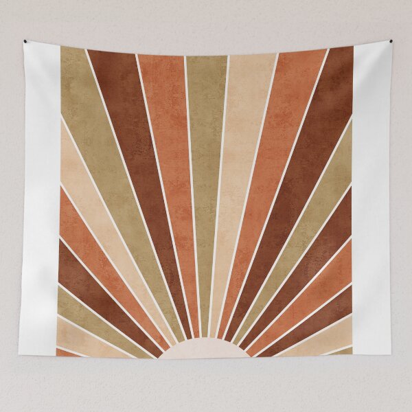 Item preview, The Rising Sun - Minimal, Abstract - Mid Century Modern Art designed and sold by Studio Grafiikka.