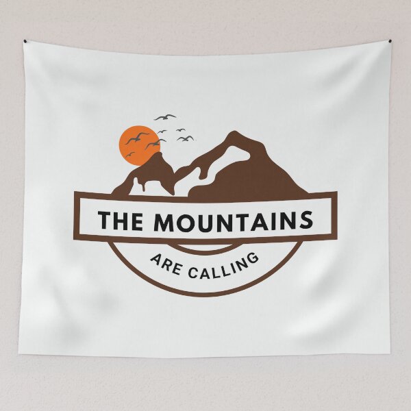 Item preview, The Mountains Are Calling designed and sold by Harvey Bell.