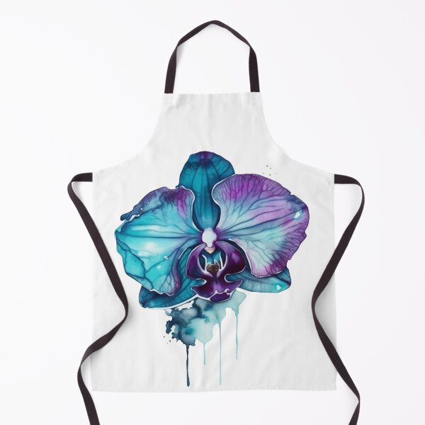 Artikelvorschau, Magische Aquarellorchidee, Raumorchidee, Orchideenblume entworfen und verkauft von Anastasiia Yurevych.