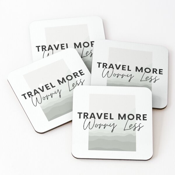 Item preview, Travel More, Worry Less designed and sold by Harvey Bell.