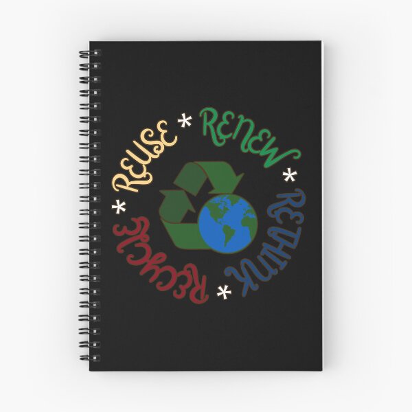 Item preview, Recycle Reuse Renew Rethink Earth designed and sold by ChiweenieHobbit.