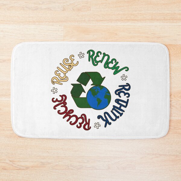 Item preview, Recycle Reuse Renew Rethink Earth designed and sold by ChiweenieHobbit.