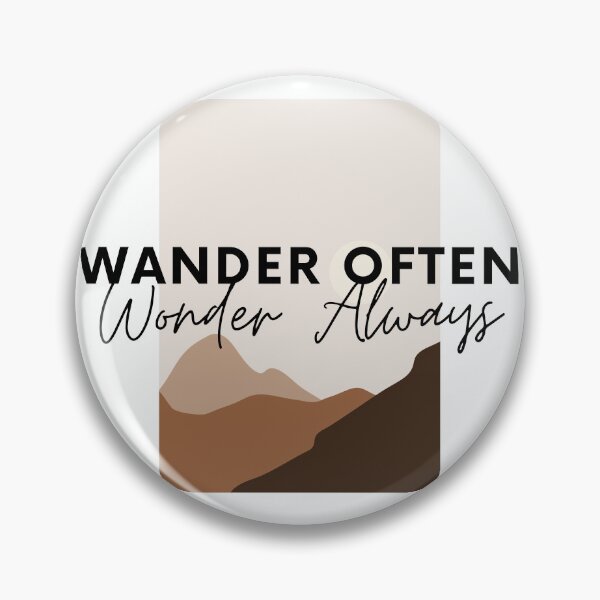 Item preview, Wander Often, Wonder Always designed and sold by Harvey Bell.