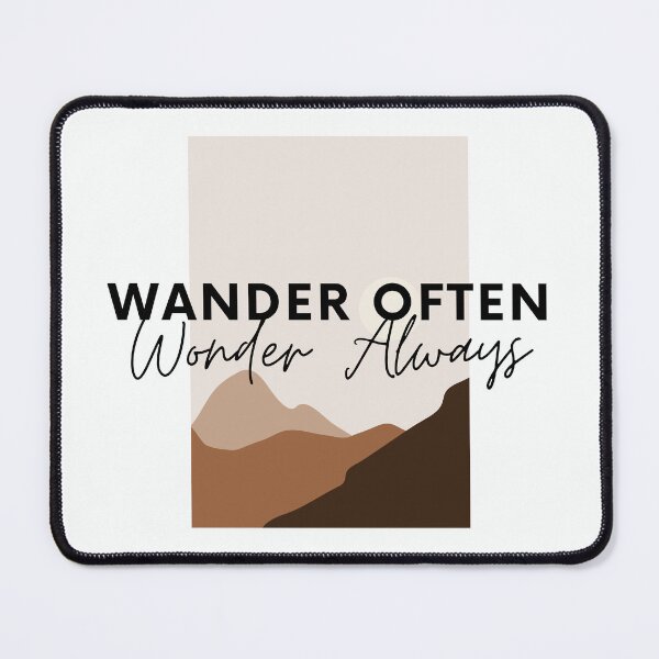 Item preview, Wander Often, Wonder Always designed and sold by Harvey Bell.
